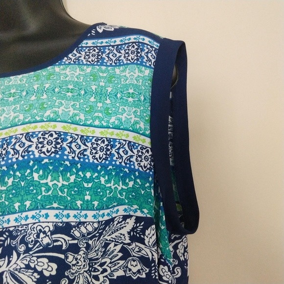 Zac & Rachel Cap Sleeve Top Large - Picture 7 of 8